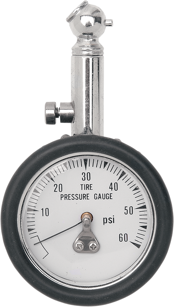 DRAG SPECIALTIES GAUGE PRESSURE 60PSI 45 DEGREES