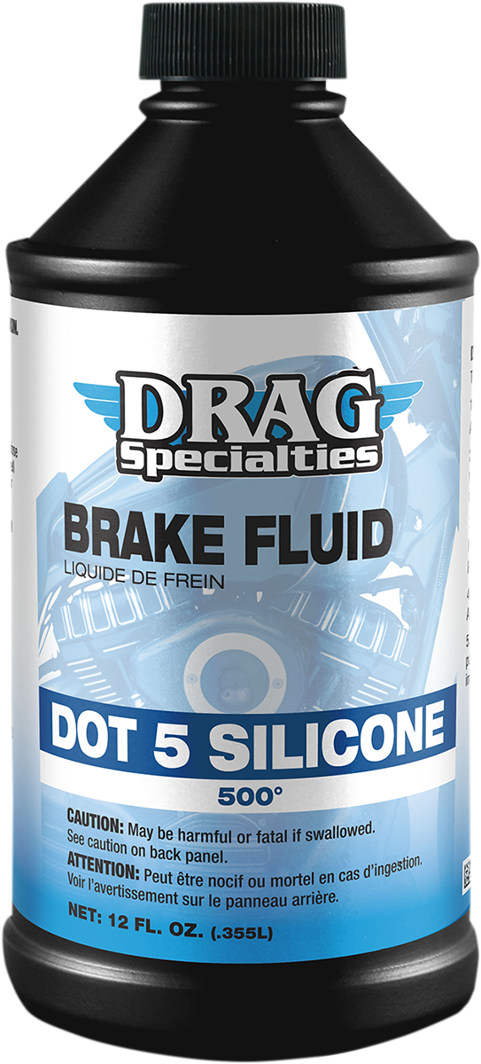 DRAG SPECIALTIES OIL DOT 5 BRAKE FLUID 12 U.S. FL OZ. 3703-0058