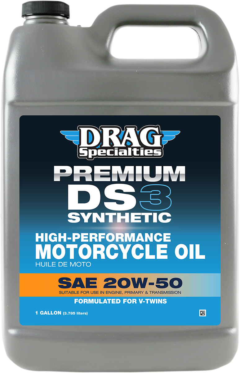 DRAG SPECIALTIES OIL DS3 SYNTHETIC ENGINE OIL 20W-50 1 U.S. GAL 3601-0771