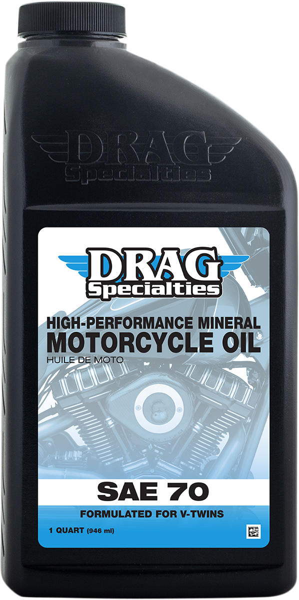 DRAG SPECIALTIES OIL ENGINE OIL SAE 70 1 U.S. QUART 3601-0770