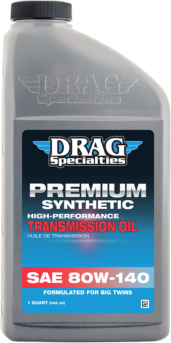 DRAG SPECIALTIES OIL TRANSMISSION OIL 80W-140 1 U.S. QUART 3603-0071