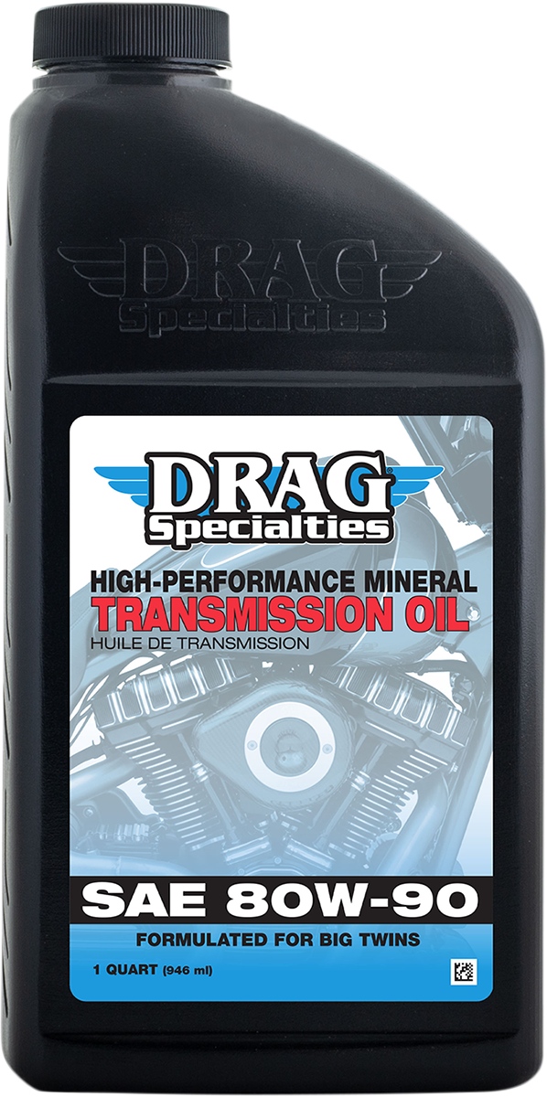 DRAG SPECIALTIES OIL TRANSMISSION OIL 80W-90 1 U.S. QUART 3603-0070