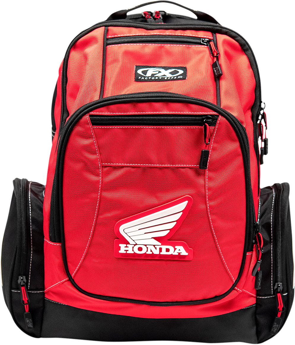 FACTORY EFFEX HONDA PREMIUM BACKPACK RED 3517-0469