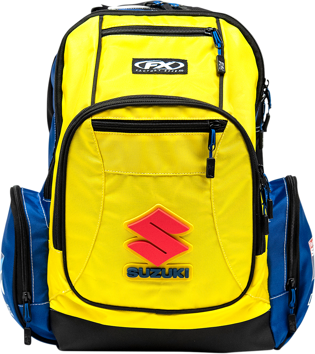 FACTORY EFFEX SUZUKI PREMIUM BACKPACK YELLOW 3517-0472