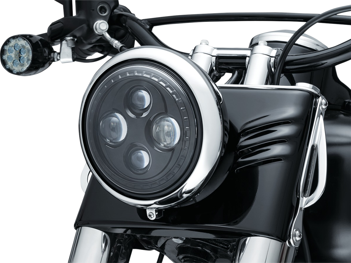 KURYAKYN 7&quot; ORBIT HEADLIGHT BLACK