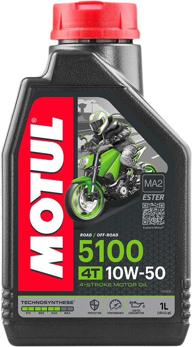 MOTUL 5100 4T SYNTHETIC BLEND OIL 10W-50