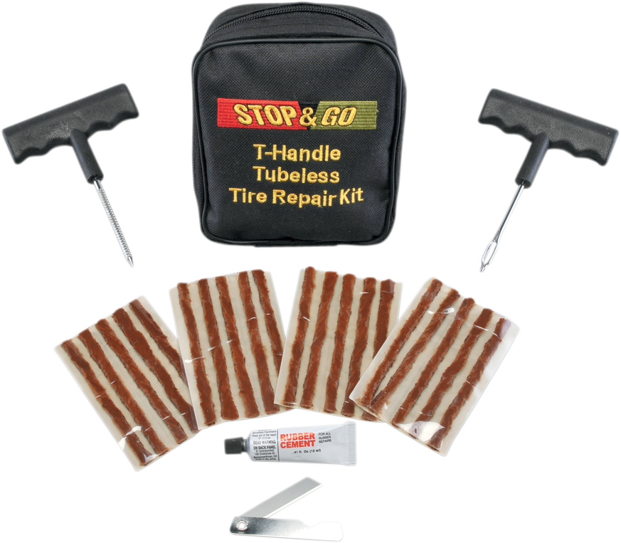 STOP GO INTERNATIONAL T-HANDLE TIRE REPAIR KIT